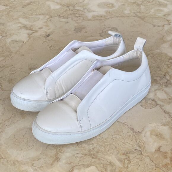Kin Erennie Leather Slip On Trainers - Picture 2 of 10